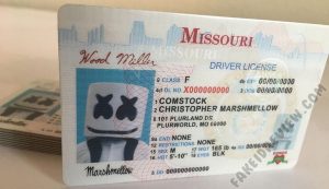 Missouri fake id card.