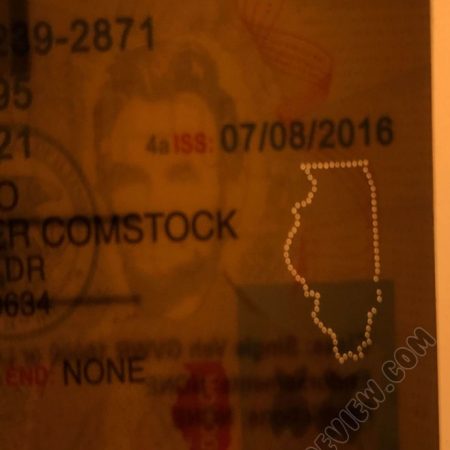 Idgod Illinois Fake ID Perforated